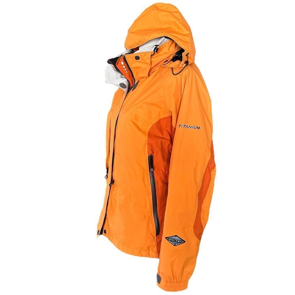 Columbia Jacket Titanium Interchange Ski Rain Ora… - image 3